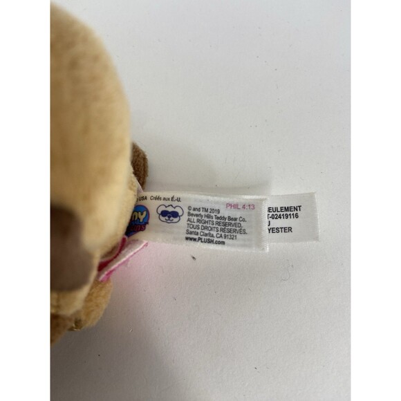 Tiny Tukkins Playset Replacement Puppy Dog Baby Pink Diaper Stuffed Animal Plush - Picture 4 of 4